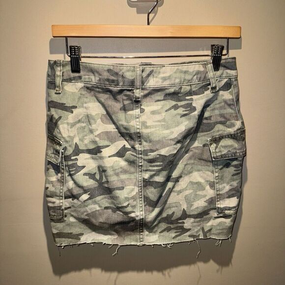 Denim & Co. Camouflage Cargo Miniskirt Women’s Size 4 New W/Tags - Picture 3 of 6